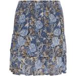 Wielokolorowe Krótkie spódnice damskie z falbankami z wiskozy marki PART TWO w rozmiarze XL 