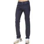 Granatowe Elastyczne jeansy męskie Raw denim dżinsowe marki Jacob Cohen 