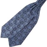 Niebieskie Krawaty męskie Paisley w stylu casual 