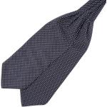 Granatowe Krawaty męskie w stylu casual 
