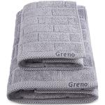 Jasnoszare Komplety ręczników marki GRENO 