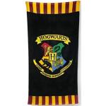 Czarne Ręczniki w rozmiarze 75x150 cm Harry Potter 