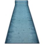 Niebieskie Dywany Gabbeh w stylu etno poliamidowe marki Dywany Łuszczów 
