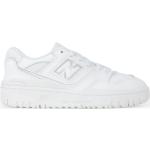 Białe Sneakersy sznurowane damskie eleganckie syntetyczne na jesień marki New Balance w rozmiarze 40 