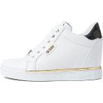 Białe Sneakersy sznurowane damskie marki Guess w rozmiarze 37,5 