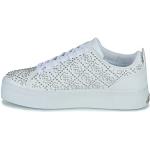 Białe Sneakersy sznurowane damskie marki Guess w rozmiarze 36 