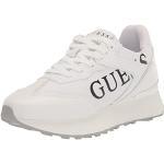 Białe Sneakersy sznurowane damskie marki Guess w rozmiarze 37 