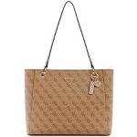 Shopper bags damskie z kieszenią na telefon eleganckie marki Guess Noelle 