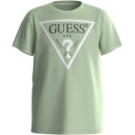 Zielone Koszulki dziecięce z krótkim rękawkiem marki Guess 