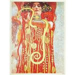 Białe Plakaty Gustav Klimt 