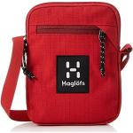 Czerwone Torebki na ramię damskie z tkaniny marki Haglöfs - Zrównoważony rozwój 