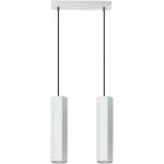 Białe Lampy wiszące w nowoczesnym stylu - gwint żarówki: GU10 