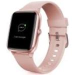 Różowe Smartwatche z funkcją powiadomień do fitnesu i siłowni sportowe prostokątne dotykowe z monitorem snu marki Hama Bluetooth 