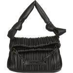 Czarne Shopper bags damskie eleganckie ze skóry syntetycznej marki Karl Lagerfeld 