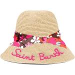 Wielokolorowe Letnie kapelusze damskie eleganckie słomiane marki MC2 SAINT BARTH w rozmiarze uniwersalnym 