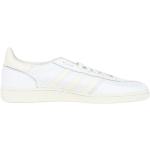 Białe Niskie sneakersy męskie w paski w stylu vintage z zamszu na jesień marki adidas Spezial w rozmiarze 44,5 