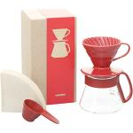 Hario 1-częściowy ceramiczny kolor kapacz do kawy i doniczka, czerwony rozmiar 01