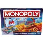 Brązowe Monopoly marki Hasbro Monopoly o tematyce Astronauci i przestrzeń kosmiczna 