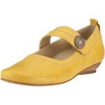 Żółte Baleriny damskie marki Hassia w rozmiarze 36 
