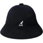 Czarne Letnie kapelusze męskie eleganckie marki Kangol w rozmiarze XL 