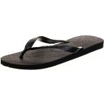 Czarne Sandały płaskie dla dzieci na lato marki Havaianas Top w rozmiarze 32 