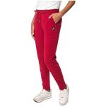Czerwone Spodnie dresowe damskie sportowe marki heavy tools w rozmiarze XS 