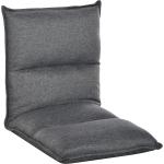 Homcom® poduszka siedzisko podłogowe krzesło składane worek do siedzenia poduszka stadionowa regulowane oparcie 55 x 45 x 67 cm