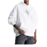 Białe Bluzy z kapturem damskie w stylu minimal marki Calvin Klein w rozmiarze L 