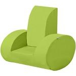 Limonkowe Krzesła z podłokietnikami z podłokietnikami z motywem kosmosu w stylu skandynawskim bawełniane marki Hoppekids - Zrównoważony rozwój 