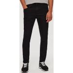 Czarne Jeansy rurki męskie Skinny fit dżinsowe o szerokości 32 o długości 34 marki House 