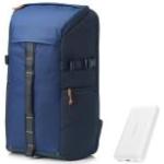 Niebieskie Plecaki z przegrodą na laptopa młodzieżowe marki HP 