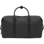 Czarne Miękkie torby podróżne męskie z wieloma kieszeniami marki Michael Kors MICHAEL 