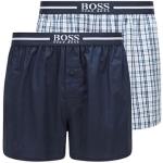 Niebieskie Krótkie spodnie męskie marki HUGO BOSS BOSS 
