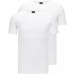Białe Koszulki męskie z krótkimi rękawami marki HUGO BOSS BOSS w rozmiarze XL 