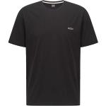 Czarne Koszulki męskie z krótkimi rękawami marki HUGO BOSS BOSS w rozmiarze L 