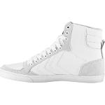 Białe Wysokie sneakersy damskie sportowe z zamszu w rozmiarze 48 