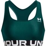 Zielone Biustonosze sportowe damskie do treningu siłowego sportowe marki Under Armour w rozmiarze L 
