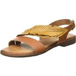 Brązowe Sandały skórzane damskie na lato marki IGI&CO w rozmiarze 37 
