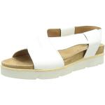 Białe Sandały skórzane damskie Rzepy na lato marki IGI&CO w rozmiarze 39 