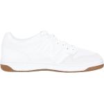 Białe Sneakersy sznurowane męskie aksamitne na wiosnę marki New Balance w rozmiarze 46,5 