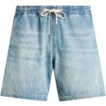 Niebieskie Krótkie spodnie dżinsowe na lato marki POLO RALPH LAUREN Big & Tall w rozmiarze L 