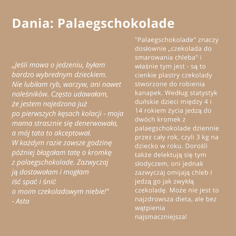 Dania: Palaegschokolade