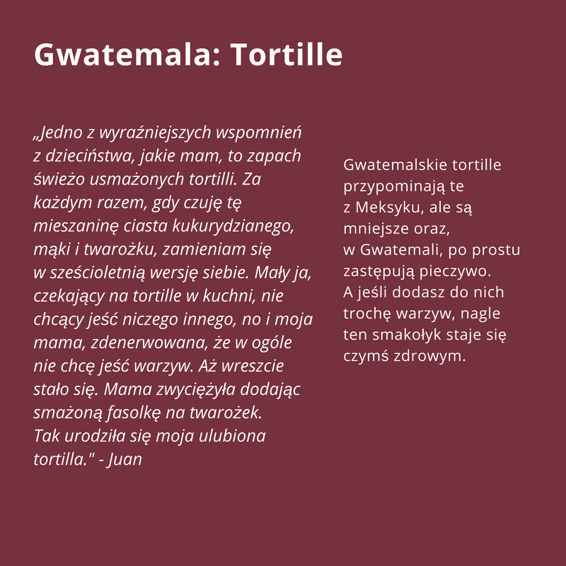 Gwatemala: Tortille z twarożkiem