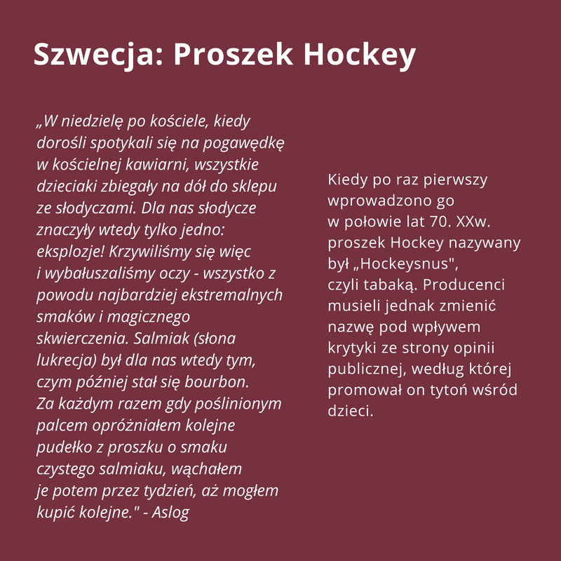 Szwecja: Proszek Hockey