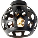 Przecenione Czarne Lampy sufitowe z kloszem marki Qazqa - gwint żarówki: E27 