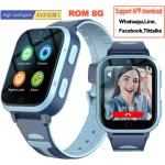 Inteligentny zegarek 4G GPS dla dzieci z pamięcią ROM 8 GB połączenia wideo monitor z budzikiem telefon z systemem Android zegarek Smartwatch dla dzieci.