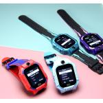 Fioletowe Smartwatche dla chłopców z GPS eleganckie z opaską 