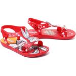 Przecenione Czerwone Sandały antypoślizgowe dla dzieci na lato marki Ipanema w rozmiarze 24 