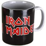 Iron Maiden Iron Maiden Logo Unisex 0,3 l Czarny/Czerwony/Biały, Ceramika