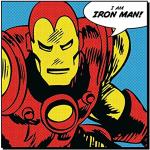 Iron Man I Am 40 x 40 cm nadruki na płótnie, polie